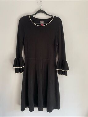 bow neck long sleeve shift dress vince camuto Vince Camuto | Dresses | Vince Camuto Womens Bow Neck Shift Dress With Mesh Dot Sleeves Nwt Size 6